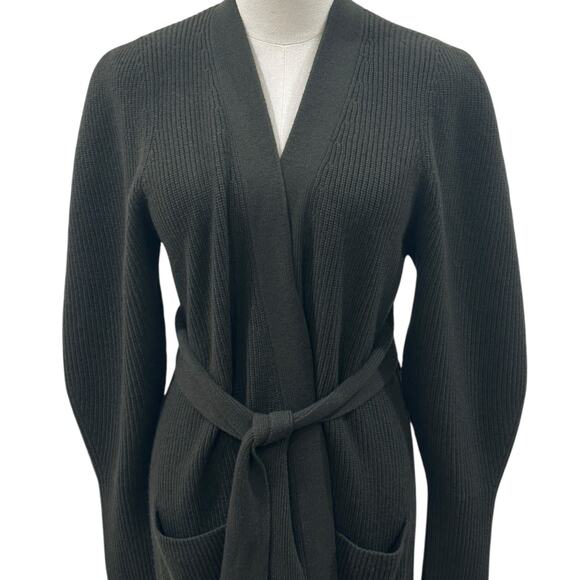 A.L.C. Nora Belted Cardigan in Olive - Picture 6 of 9